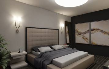Online design Modern Bedroom by Mary B.  thumbnail