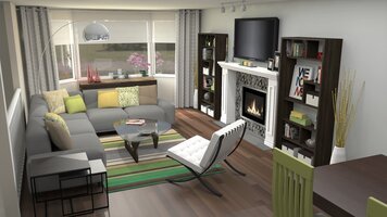 Online design Modern Living Room by Krystyna A. thumbnail