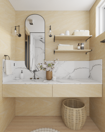 Online design Modern Bathroom by Marya W. thumbnail