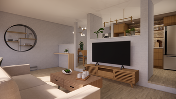 Online design Transitional Living Room by Thuy V. thumbnail