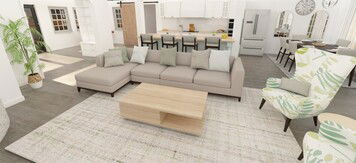 Online design Beach Combined Living/Dining by Gina A. thumbnail