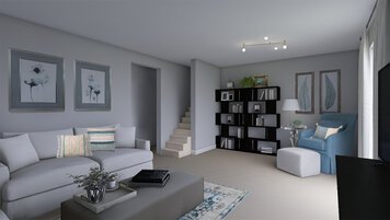 Online design Contemporary Living Room by Dale C. thumbnail