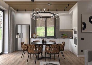 Online design Contemporary Combined Living/Dining by Valerii K. thumbnail
