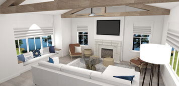 Online design Beach Combined Living/Dining by Laura A. thumbnail