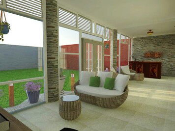 Online design Traditional Living Room by Samantha W. thumbnail