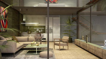 Online design Contemporary Living Room by Cansin Y. thumbnail