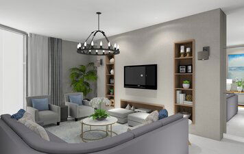 Online design Contemporary Living Room by Noraina Aina M. thumbnail