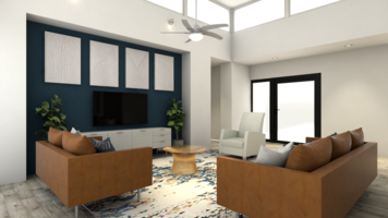 Online design Modern Living Room by Camila C. thumbnail