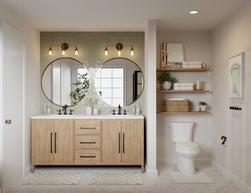 Online design Modern Bathroom by Basmah E. thumbnail
