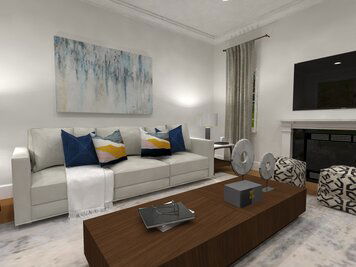Online design Contemporary Living Room by Jatnna M. thumbnail