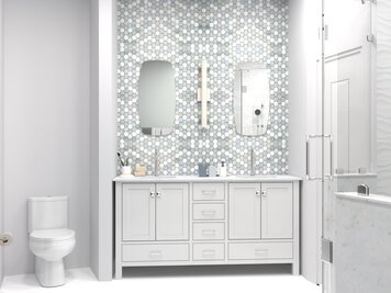 Online design Modern Bathroom by Mahfam Z. thumbnail