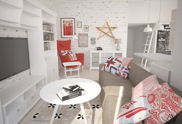 Online design Country/Cottage Living Room by Dominika Z. thumbnail