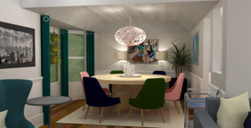 Online design Transitional Dining Room by Amber K. thumbnail