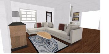 Online design Modern Living Room by Gargi K. thumbnail