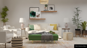 Online design Eclectic Living Room by Kena R. thumbnail