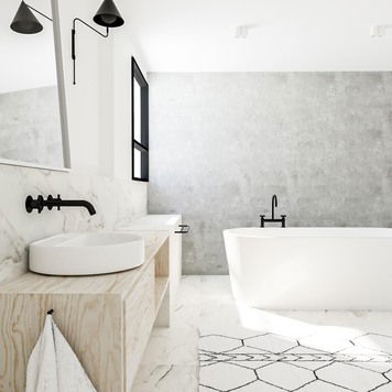 Online design Contemporary Bathroom by Katarina K. thumbnail