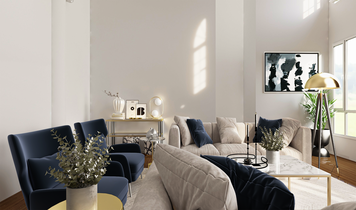 Online design Modern Living Room by Sahar M. thumbnail