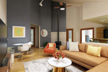Online design Modern Living Room by Jennifer A. thumbnail