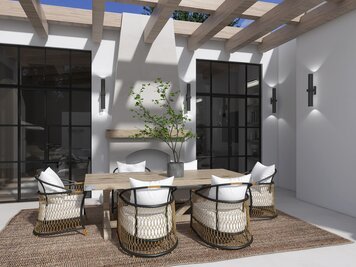 Online design Transitional Patio by Kimberly K. thumbnail