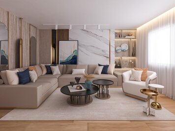 Online design Glamorous Living Room by Esra S. thumbnail