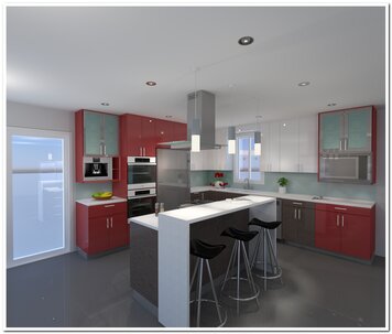Online design Contemporary Kitchen by Krystyna A. thumbnail
