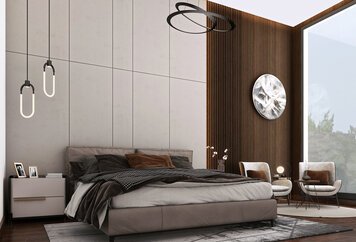 Online design Modern Bedroom by Reham A. thumbnail