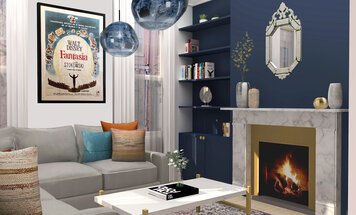Online design Eclectic Living Room by Ani K. thumbnail