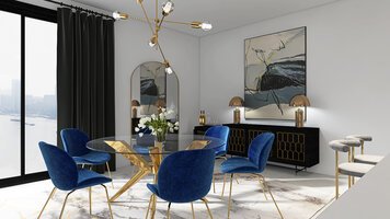 Online design Modern Dining Room by Erika F. thumbnail