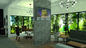 Online design Contemporary Combined Living/Dining by Samantha W. thumbnail