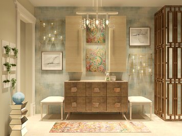 Online design Transitional Hallway/Entry by Catz D. thumbnail