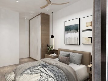 Online design Contemporary Bedroom by Mahirah H. thumbnail