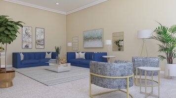Online design Glamorous Living Room by Pouneh A. thumbnail
