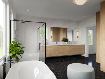 Online design Contemporary Bathroom by Erin R. thumbnail