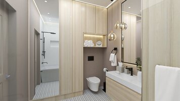 Online design Modern Bathroom by Marya W. thumbnail