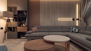 Online design Modern Living Room by Mihajlo S. thumbnail