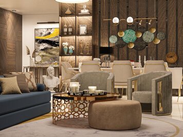 Online design Contemporary Living Room by Esra S. thumbnail
