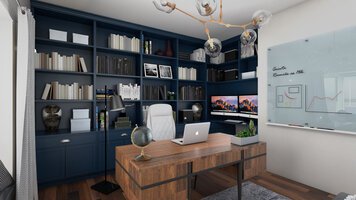 Online design Modern Home/Small Office by Pratiksha K. thumbnail