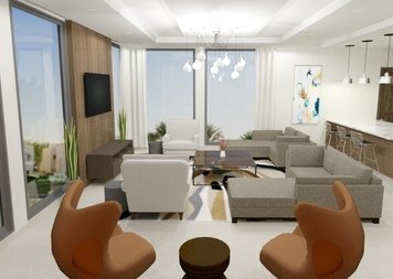 Online design Contemporary Living Room by Krystyna A. thumbnail