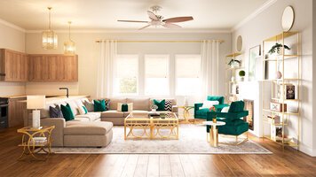 Online design Glamorous Living Room by Adrian D. thumbnail