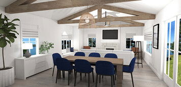 Online design Beach Combined Living/Dining by Laura A. thumbnail