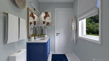 Online design Modern Bathroom by Sierra G. thumbnail