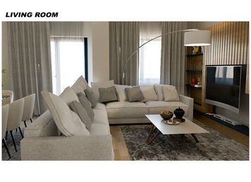 Online design Modern Combined Living/Dining by Klea B. thumbnail