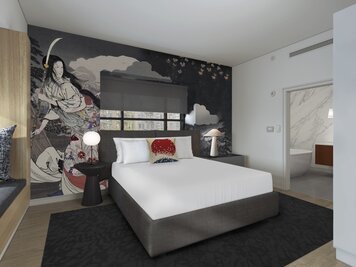 Online design Modern Bedroom by Avery B. thumbnail