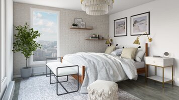 Online design Transitional Bedroom by Pouneh A. thumbnail