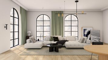 Online design Contemporary Living Room by Anna Y. thumbnail