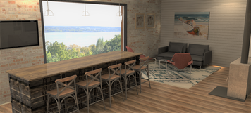 Online design Country/Cottage Combined Living/Dining by Shanthi O. thumbnail