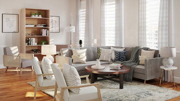 Online design Traditional Living Room by Annie L. thumbnail