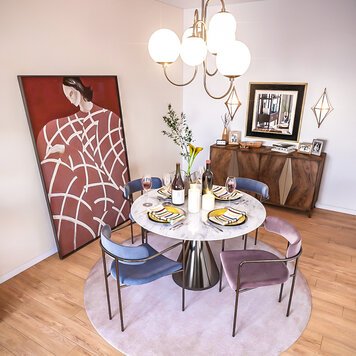 Online design Contemporary Dining Room by Raneem K. thumbnail