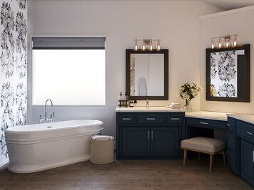 Online design Contemporary Bathroom by Sarah M. thumbnail