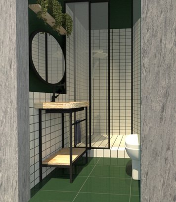 Online design Contemporary Bathroom by Cansin Y. thumbnail